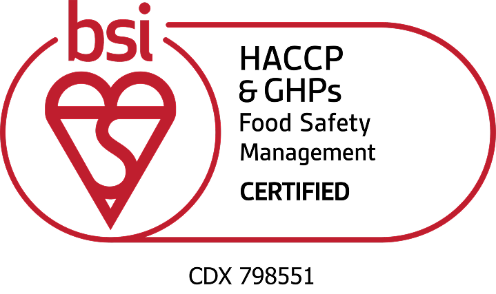 BSI HACCP & GHPs Food Safety Management Certified